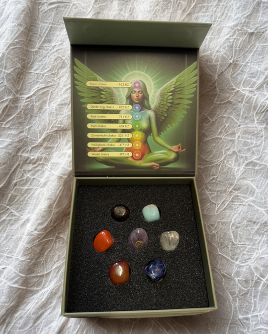 Chakra stenen doosje